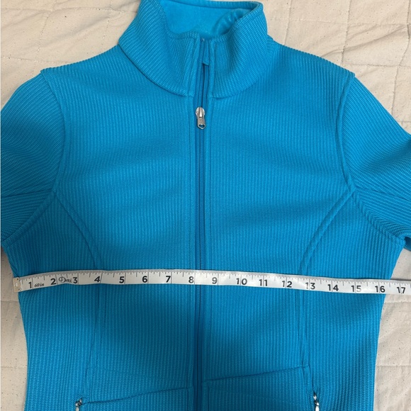 Spyder Blue Zip Up Jacket Athletic Fleece Size M - Picture 7 of 7